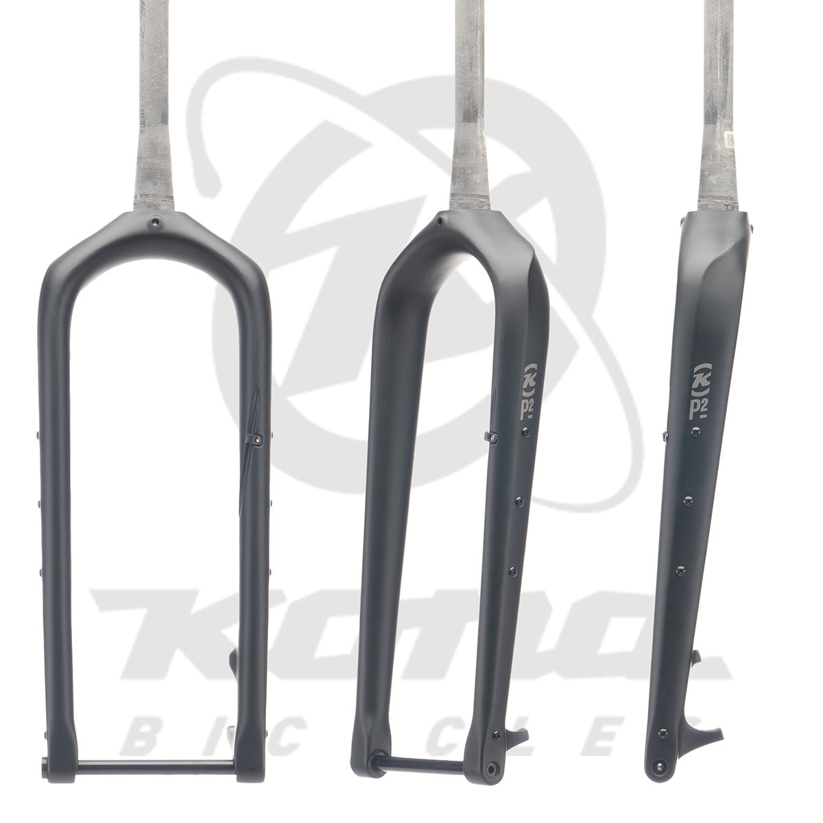 Fork- Woo- carbon- 515mm A/C, 51mm OF, 15x150 TA, PM disc, matte  black