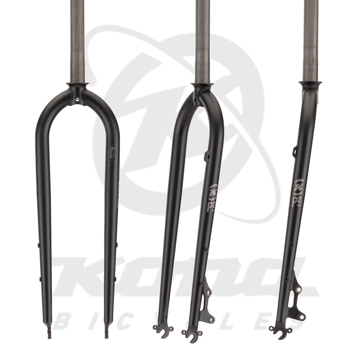 Fork- Unit- cromo- 470mm A/C, 50mm OF, QR, ISO disc, matte black